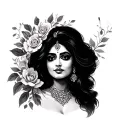 Rekha tattoo design idea