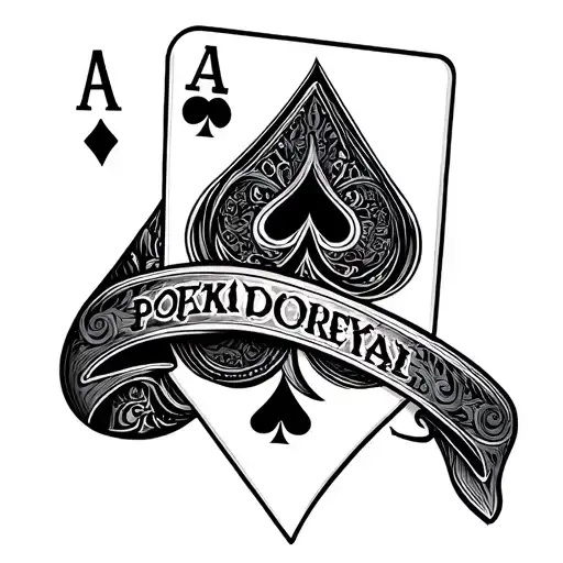 Pocket Aces tattoo design idea