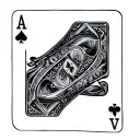 Pocket Aces tattoo design idea