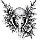 Pubic tattoo design idea