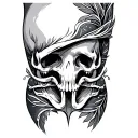 Pubic tattoo design idea