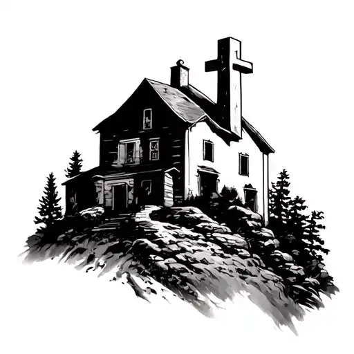 Calvary Hill tattoo design idea