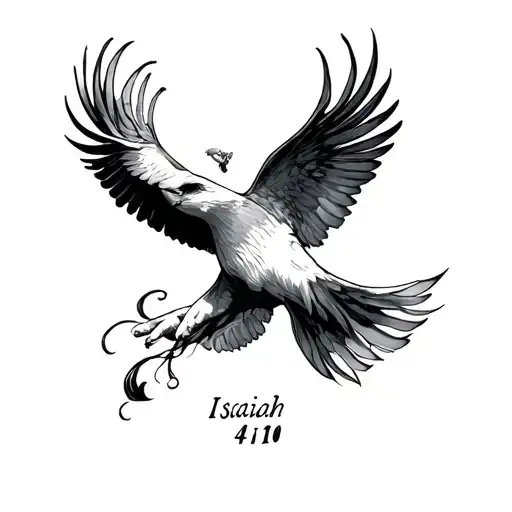 isaiah 41 10 tattoo design idea
