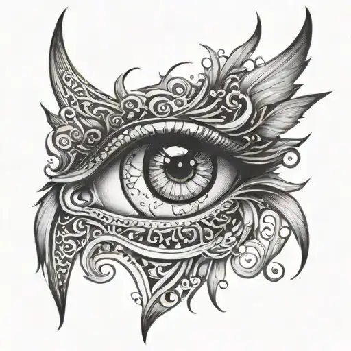 envy eyes tattoo design idea