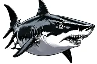 hammer head shark tattoo design idea