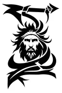 odysseus bow arrows tattoo design idea