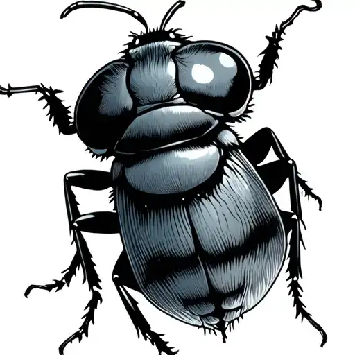 lightning bug with shadowing  tattoo design idea