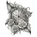 Divine Timing tattoo design idea