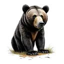 3 Bear tattoo design idea