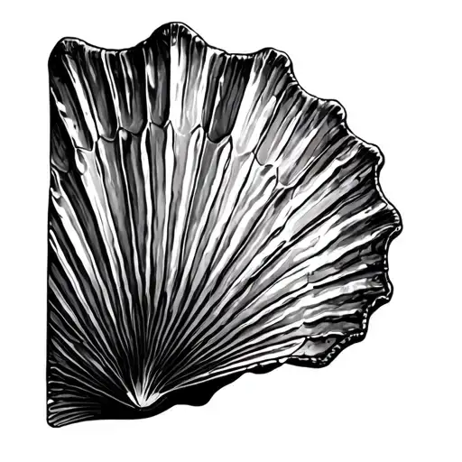 Scallop Shell tattoo design idea