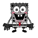 psychopath spongebob squarepants tattoo design idea