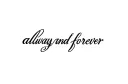 "always and forever " tattoo design idea