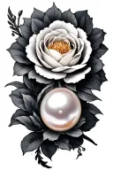 Pearl tattoo design idea