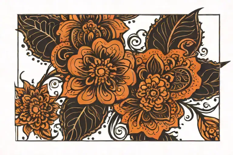 Henna tattoo design tattoo design idea