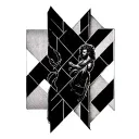 St Sebastian tattoo design idea