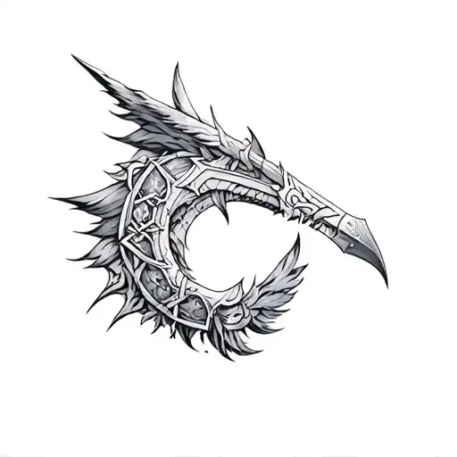 Coverup Norse Mythology tattoo design idea