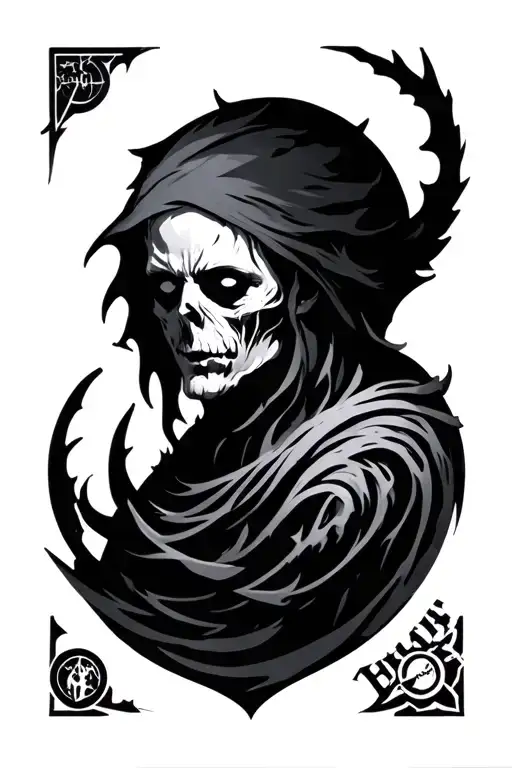 sleep token and hybrid theory logos tattoo design idea