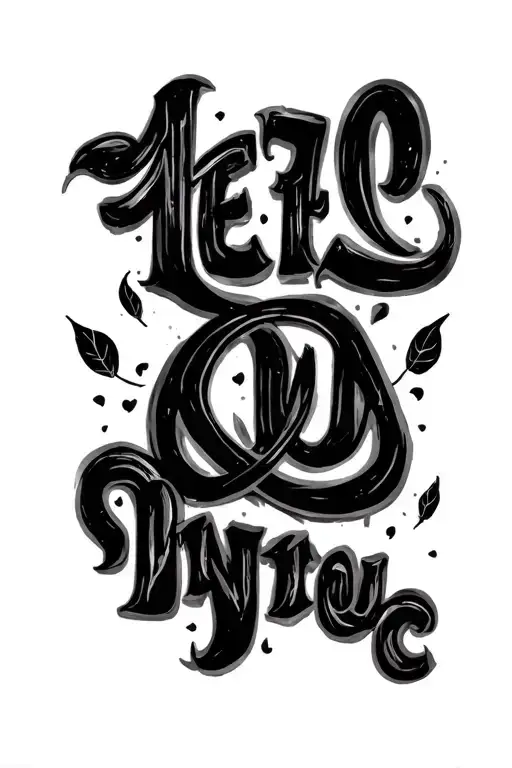 phrase in cinnamon, zero mood for crooked idea tattoo design idea