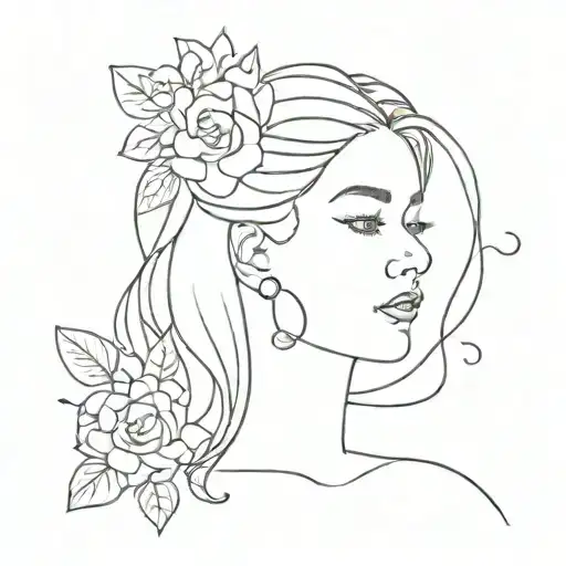 I love my daughter Amelia, 19.12.2023 tattoo design idea