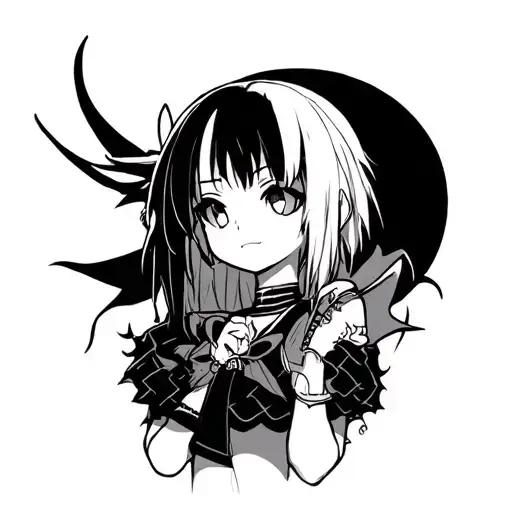 fairy tail and soul eater anime tattoo design idea