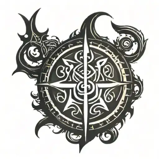 mahakal written in devanagari with trishul trident tattoo design idea