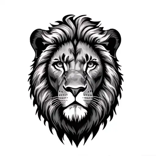 Daniel in the lions den tattoo design idea