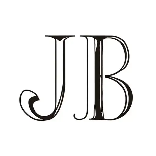 initials intertwined J J B letters tattoo design idea
