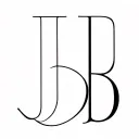 initials intertwined J J B letters tattoo design idea