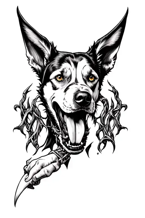 Hell Hounds tattoo design idea