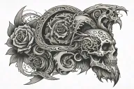 I was put in a psychiatric ward and during my crisis the staff immobilized me by violating and killing me. tattoo design idea