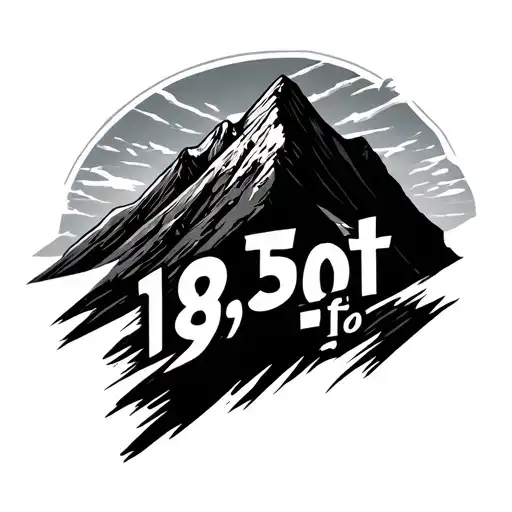 "19,350 ft" Kilimanjaro mountain tattoo design idea