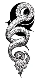 gemini symbol tattoo design idea