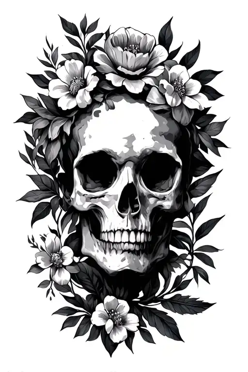 Celta + Flores tattoo design idea