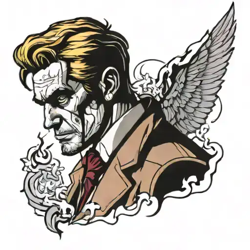 John Constantine tattoo design idea
