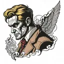 John Constantine tattoo design idea