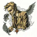 John Constantine tattoo design idea