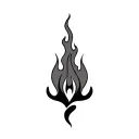 Filler Flames tattoo design idea