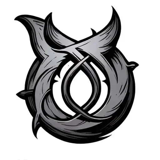 Bind Rune tattoo design idea