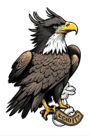 eagle scout patch tattoo design idea