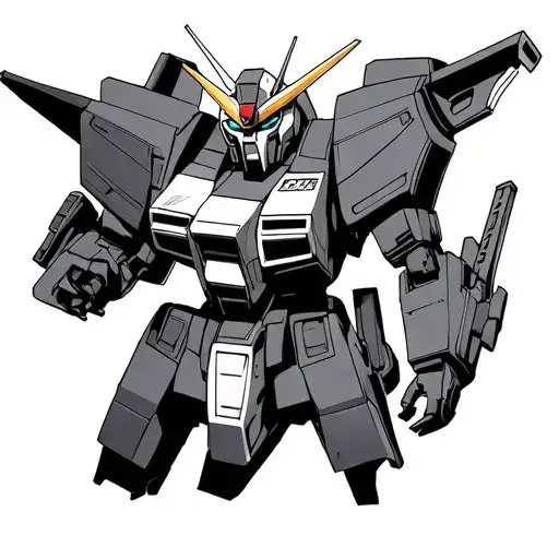 Gundam tattoo design idea