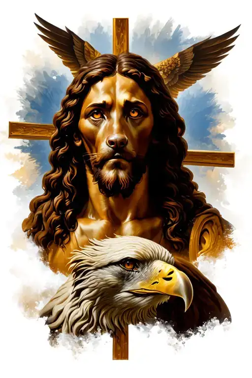 Jesus (preferably only the cross), dogs, lions, eagles, dragons, cars, music, travelling, friends, eyes tattoo design idea