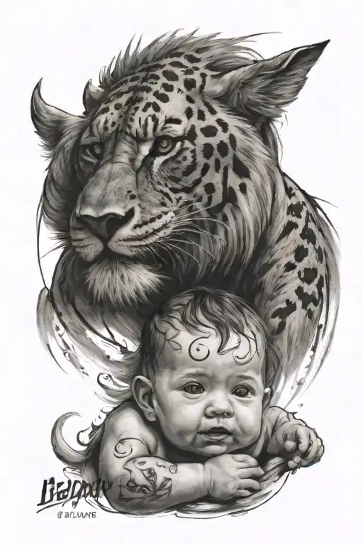 tattoo of baby boy name Caspian and DOB 18-11-2018 on a mans arm tattoo design idea
