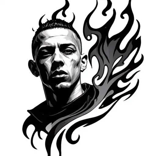 chester bennington flame tattoo tattoo design idea