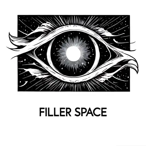 Filler Space tattoo design idea