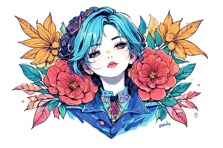 lyric tattoo design idea