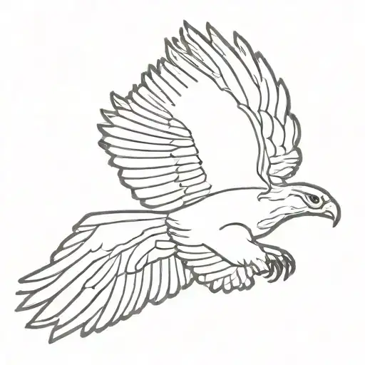 flying andean condor tattoo design idea