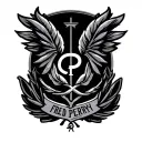 Fred Perry Logo tattoo design idea