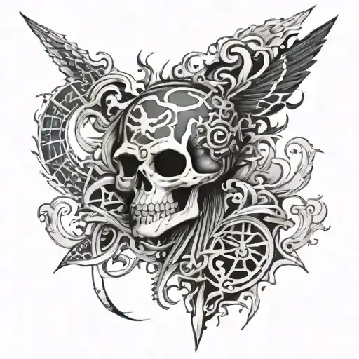 full sleeve one piece featuring tattoo design idea