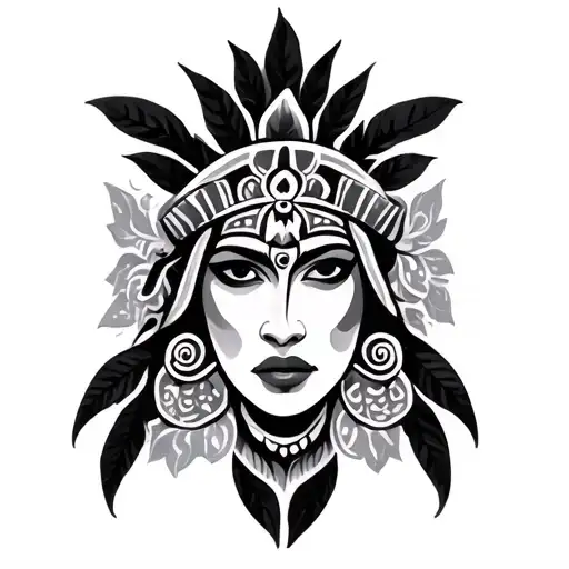 Taíno tattoo design idea