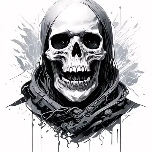 death stranding game tattoo design idea